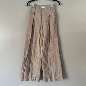 KOTN Women's Linen Station Trouser | Brindle‎